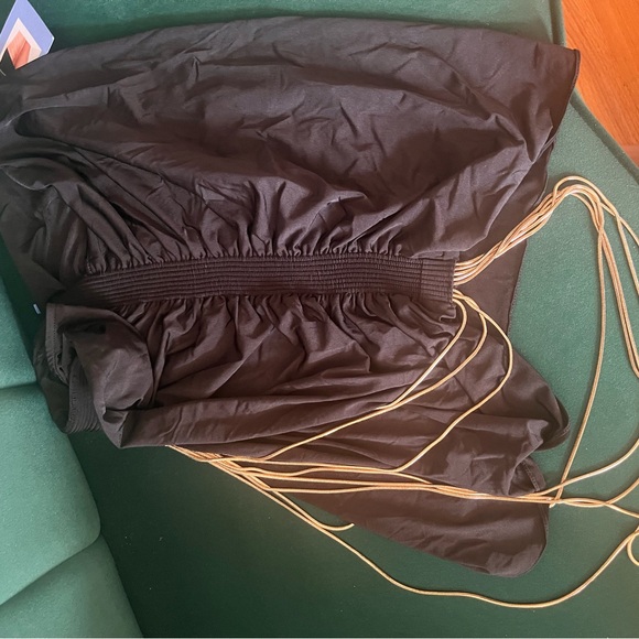 Mugler Chain Detail Ruched Skirt - Picture 9 of 11